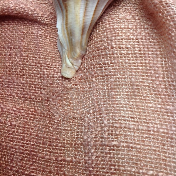 Scarf soft ombré natural mauve taupe shade - Picture 5 of 5